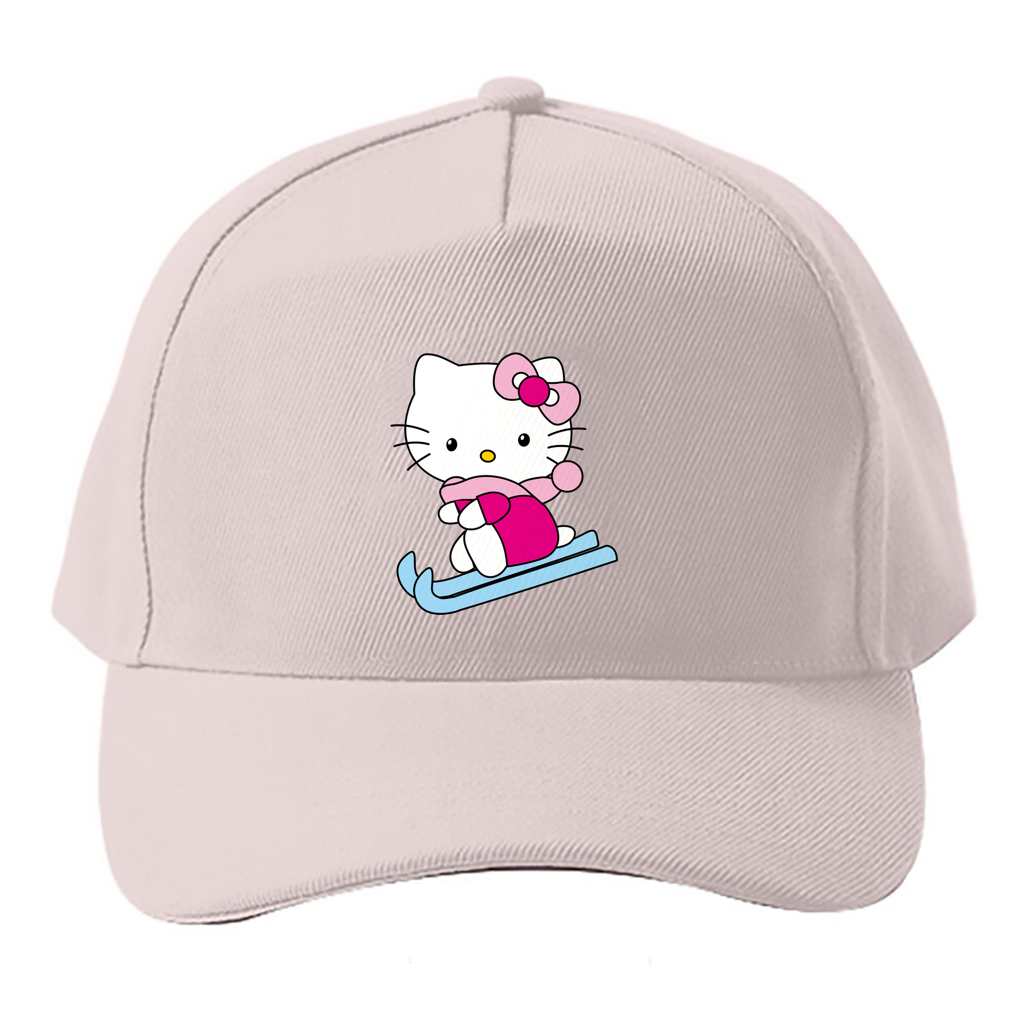 （画像用） Hello Kitty ハローキティ ベースボールキャップ 綿100％ 男女兼用 帽子 スポーツ